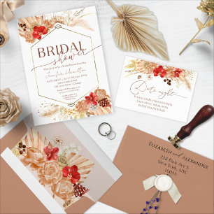 Terracotta Boho Bridal Shower Backdrop Photo Prop Tapestry