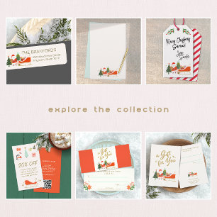 Gift Tag Sticker from Santa