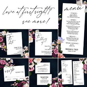 Elegant Simple Typography The Wedding Of Invitation