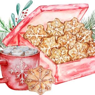 Cookie Exchange Holiday Party Classic Round Sticker