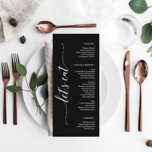 All in One Minimal Elegance All In One Invitation
