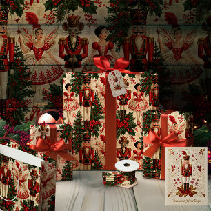 A Nutcracker Christmas Wrapping Paper