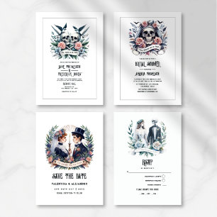 "Till Death Do Us Part" Wedding Invitation