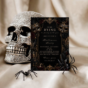 Elegant Masquerade Halloween Party Paper Cups