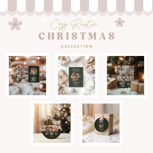 Merry and Bright Vintage Photo Ceramic Tree Decoration