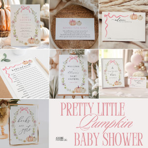 Pretty Little Pumpkin Books for Baby Card 