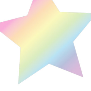 Pastel Rainbow Stars Baby Shower Simple Modern Invitation