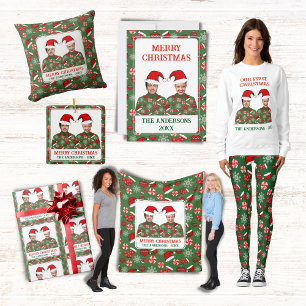 Custom Photo Our First Christmas Ugly Sweater