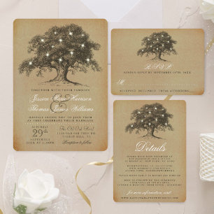 The Vintage Old Oak Tree Wedding Collection Real