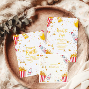 Cute  Ready to Pop Baby Shower Books for Baby Enclosure Card
