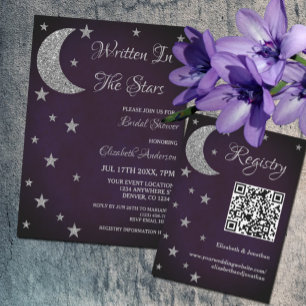 Written In The Stars Bridal Shower Registry Enclosure Card
