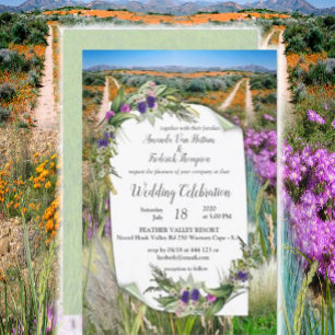Wild Eco-friendly Spring Flowers Invitation