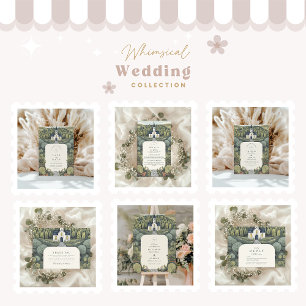 Enchanted Storybook Chapel  Wedding Save The Date