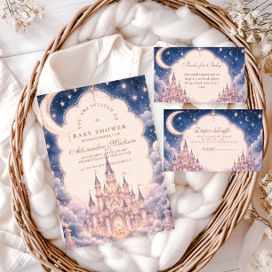 Celestial Princess Castle Baby Shower Napkin