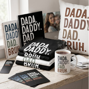 Modern COLOR DADA DADDY DAD BRUH FATHERS DAY T-Shirt