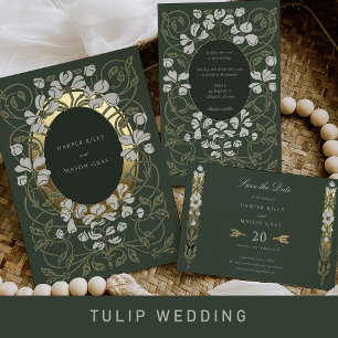 Enchanted Garden Art Nouveau Wedding