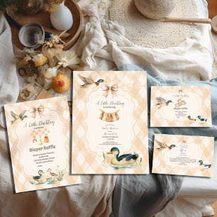 A Little Duckling Baby Shower Invitation