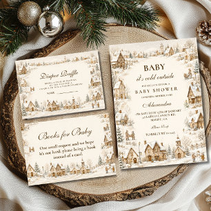 It Takes a Village Baby Shower Napkin