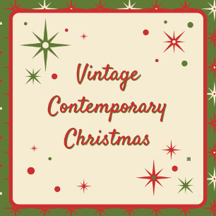 Bold Vintage Elegant Christmas Candy Cane Wrapping Paper