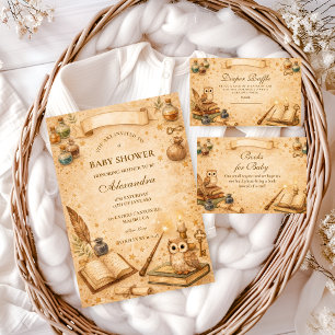 Vintage Magic Potion Diapper Raffle Enclosure Card