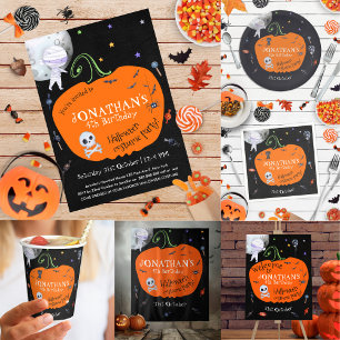 Lovely Watercolor Halloween Kids Photo Backdrop Tapestry
