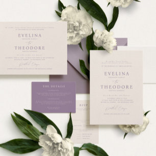 Parker Formal Portrait Wedding RSVP Card