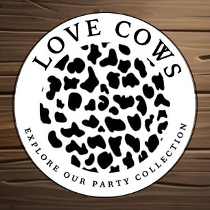 Dairy Cow Black n White Tie