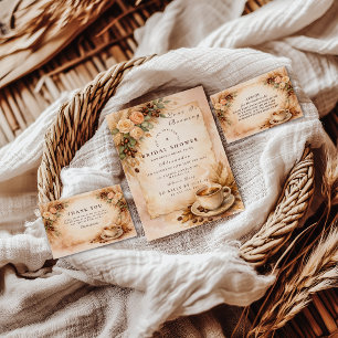 Love Is Brewing Coffee Bridal Shower Napkin