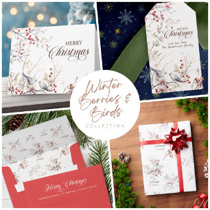 Winter Berries Birds Christmas 2026 Calendar