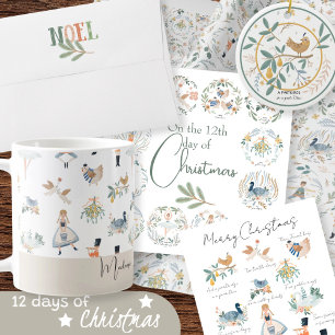 12 Days of Christmas Holiday Photo Personalised