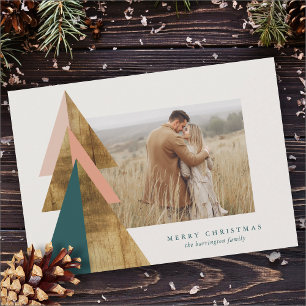 Minimal Christmas Tree Wrapping Paper Sheet