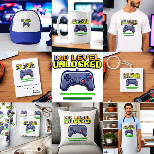 Dad Level Unlocked   Gamer Dad First Father's Day Trucker Hat
