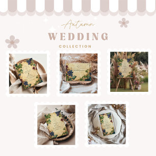 Vintage Vineyard Wedding Grapevine Theme Enclosure Card