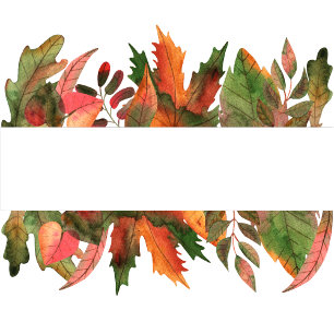 Leaves fall. Autumn graceful Botanical Wedding Inv Flyer