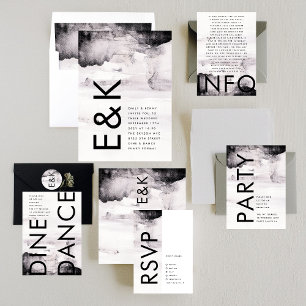 Ultra Modern Gender Neutral Wedding Enclosure Card