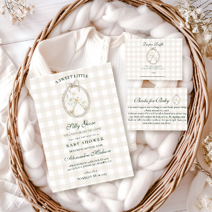 Cottagecore Silly Goose Diapper Raffle Enclosure Card