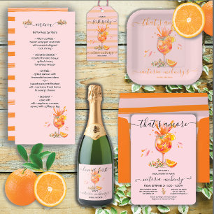 Orange and Pink Party Envelope