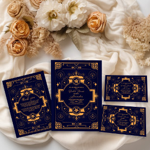 Elegant Celestial Bridal Shower Invitation