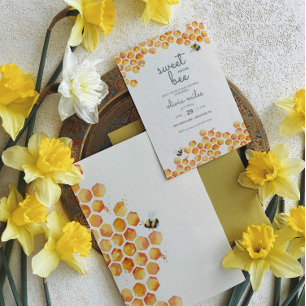 Sweet As Can Bee Diaper Raffle Game Card