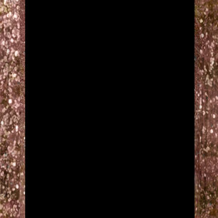 Rose Gold Glitter Wedding Reception Card