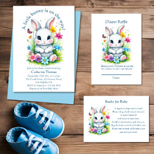 Little Bunny Wildflowers Easter Books For Baby Enclosure Card