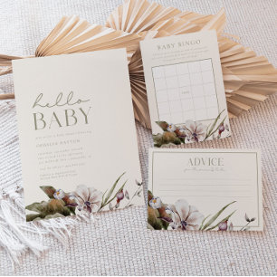 Autumn Botanical Baby Shower Prediction & Advice
