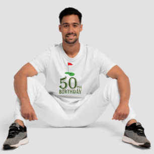 Golf 50th Birthday  to You with Golf Flag  T-Shirt