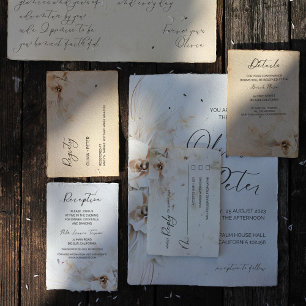 Boho Neutral Floral Details Card