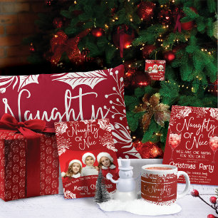 Nice List Festive and Playful Christmas Mug