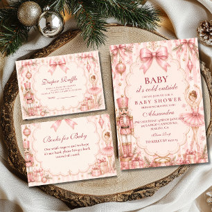 Whimsical Nutcracker Baby Shower Invitation