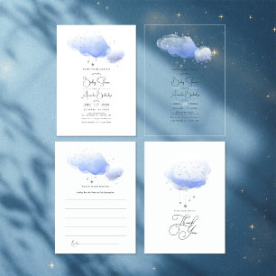 "Twinkle Twinkle Little Star" Baby Shower Invitation