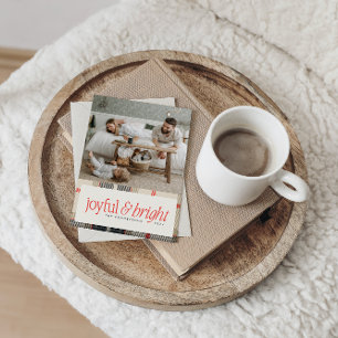 Cosy Winter Plaid Holiday Party Invitation