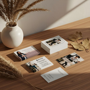 Minimal & Professional Business Photo Business Card