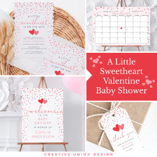 Budget Little Sweetheart Baby Shower Invite Flyer